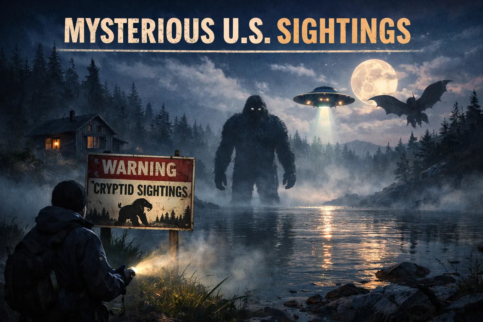 12 U.S. Cryptid Sightings That Still Unsettle Experts